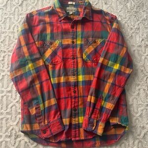 Re-Imagined by J .Crew Classic Multicolor Plaid button down Shirt